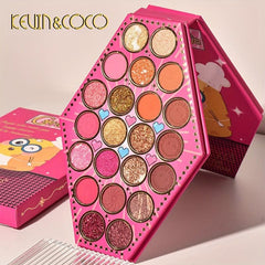 Bright Matte Eyeshadow Palette for Party Makeup