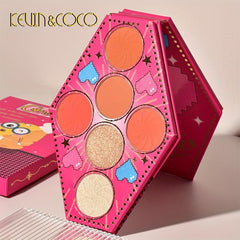 Bright Matte Eyeshadow Palette for Party Makeup