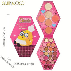 Bright Matte Eyeshadow Palette for Party Makeup
