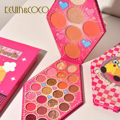 Bright Matte Eyeshadow Palette for Party Makeup