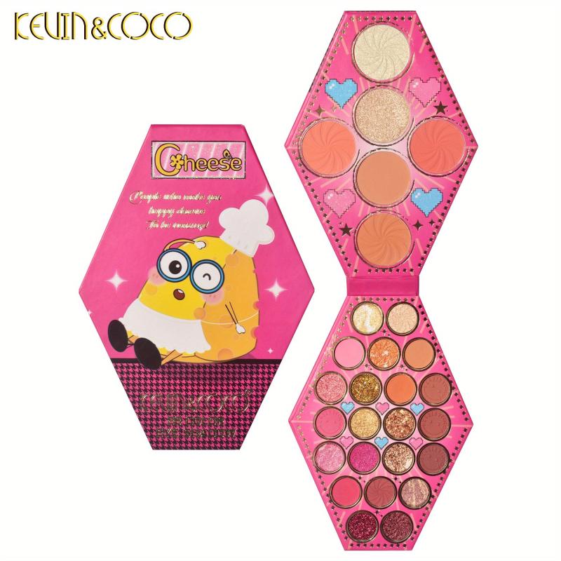 Bright Matte Eyeshadow Palette for Party Makeup