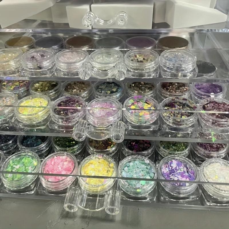 5 Tier Acrylic Nail Art Storage Box Rack Shelf Display Stand