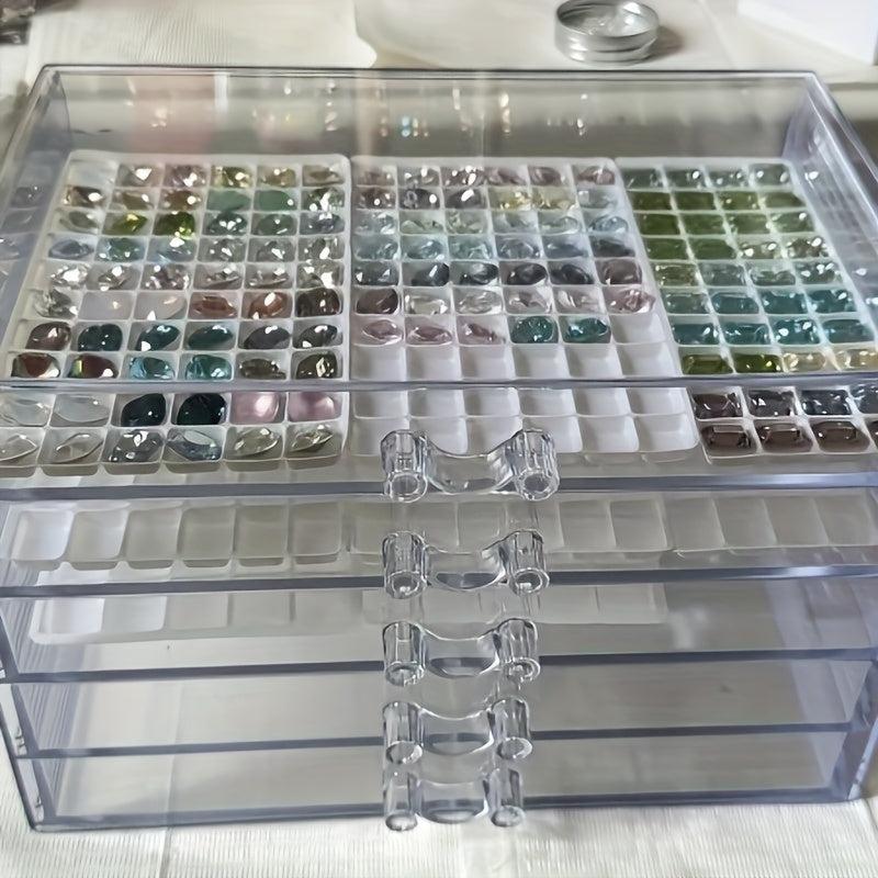 5 Tier Acrylic Nail Art Storage Box Rack Shelf Display Stand
