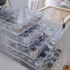 5 Tier Acrylic Nail Art Storage Box Rack Shelf Display Stand