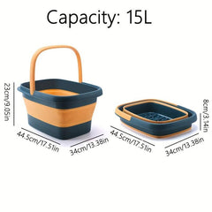 Large Folding Foot Bath Basin Cleaning Bucket