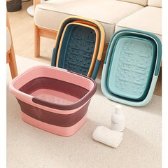 Large Folding Foot Bath Basin Cleaning Bucket