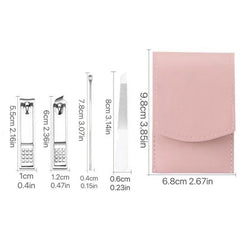 Professional Manicure Set Stainless Steel Nail Clippers Ear Spoon Tool