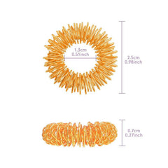 5pcs Spiky Sensory Stress Reducer Finger Massage Rings