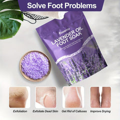 Lavender Foot Bath Salts for Muscle Recovery & Relaxation
