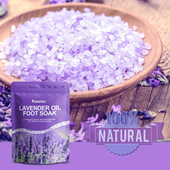 Lavender Foot Bath Salts for Muscle Recovery & Relaxation