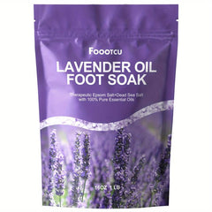 Lavender Foot Bath Salts for Muscle Recovery & Relaxation