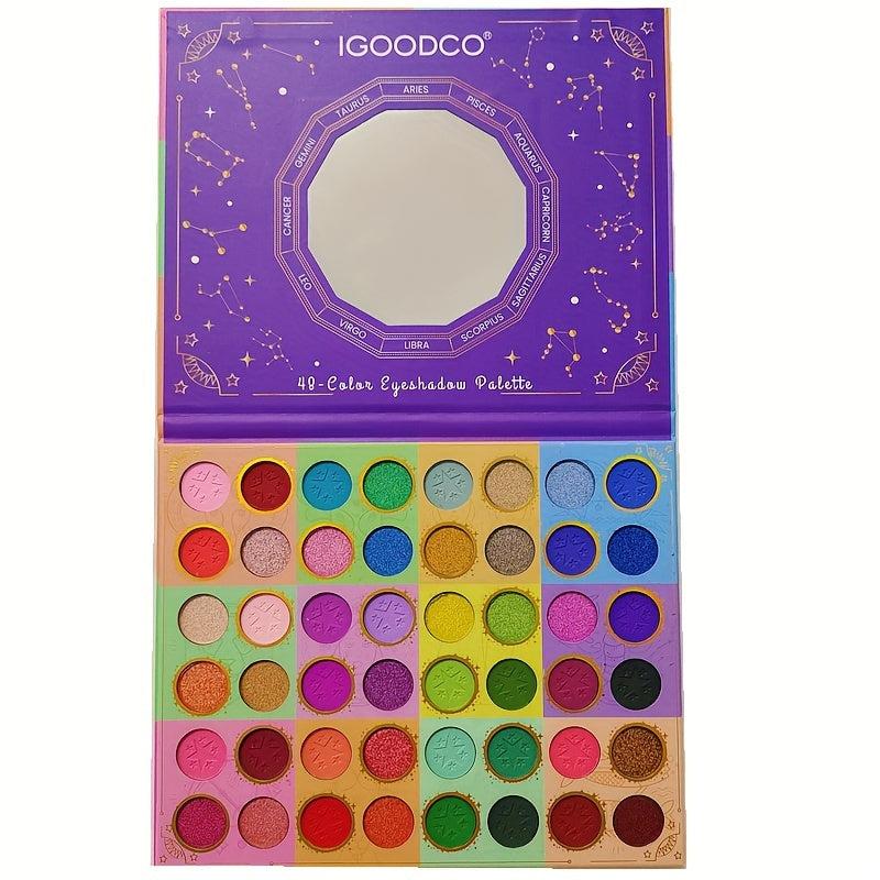 48 Colors Eyeshadow Palette 12 Constellation Women's Makeup Palette