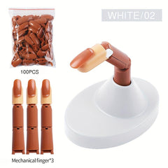 Fake Manicure Fingers for Nail Practice