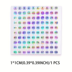 Nail Bottle Number Stickers Round Laser Waterproof Coding Album Label 1 500