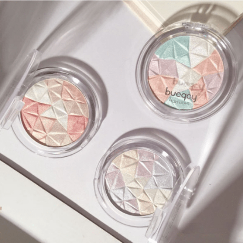 Crystal Highlighter Powder Glitter Brighten Skin 3D Finishing Powder