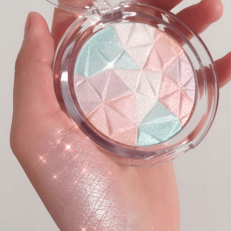 Crystal Highlighter Powder Glitter Brighten Skin 3D Finishing Powder