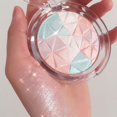 Crystal Highlighter Powder Glitter Brighten Skin 3D Finishing Powder