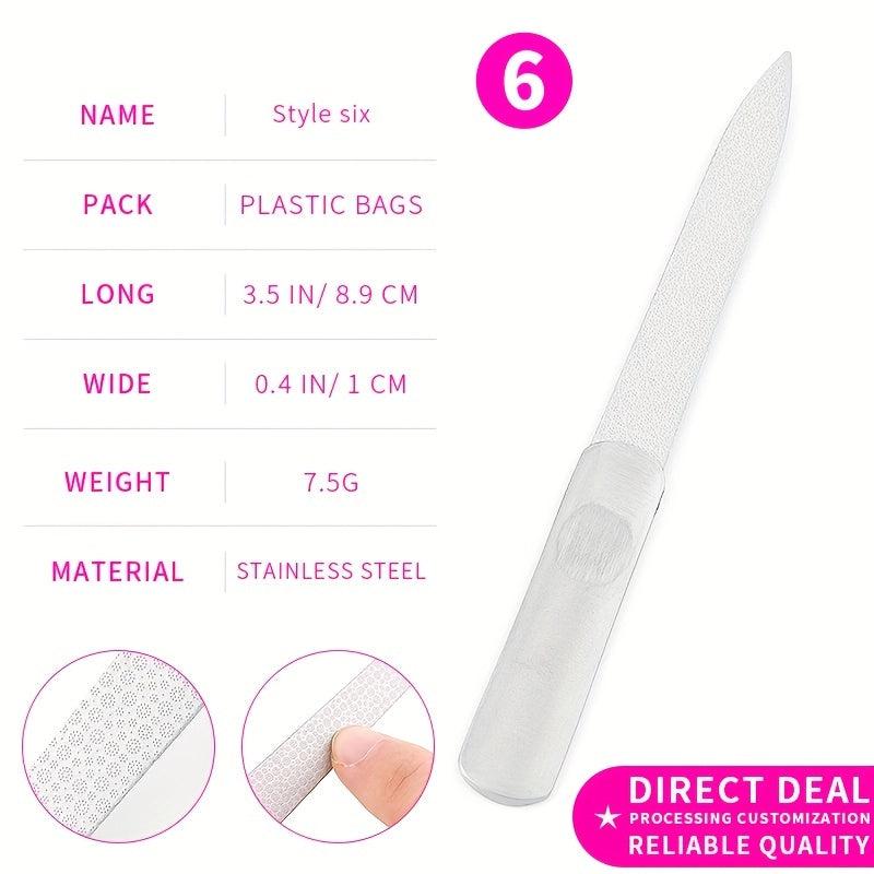 Double Sided Nail Files Manicure Pedicure Tools