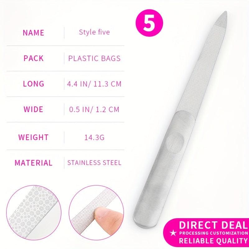 Double Sided Nail Files Manicure Pedicure Tools