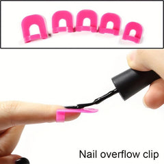 26 pcs Anti Overflow Nail Clip Set Prevents Spillage Leakage Painting Manicuring