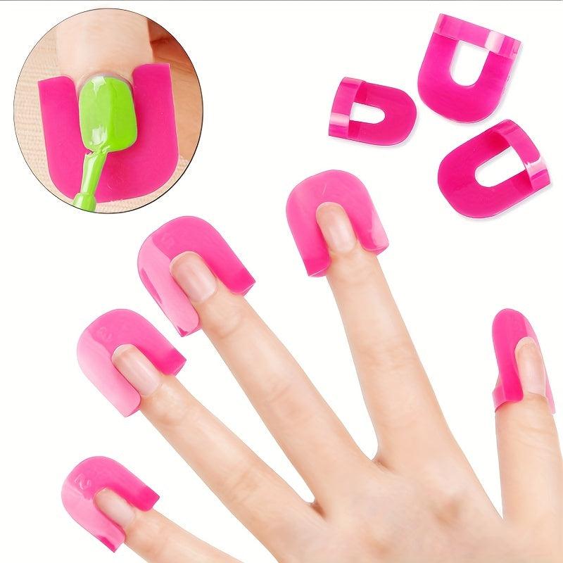 26 pcs Anti Overflow Nail Clip Set Prevents Spillage Leakage Painting Manicuring