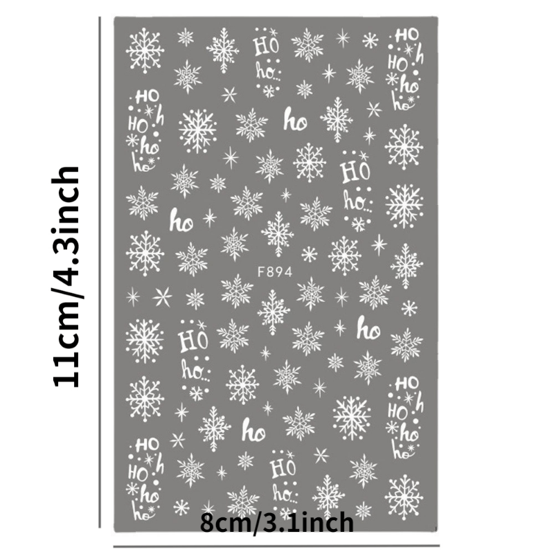 Sparkling Holographic Nail Art Stickers Self Adhesive Glitter Decals