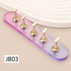 Acrylic Magnetic Nail Polish Display Stand Gradient Design