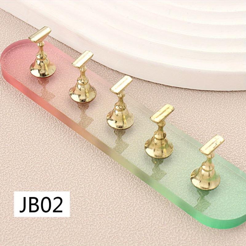 Acrylic Magnetic Nail Polish Display Stand Gradient Design