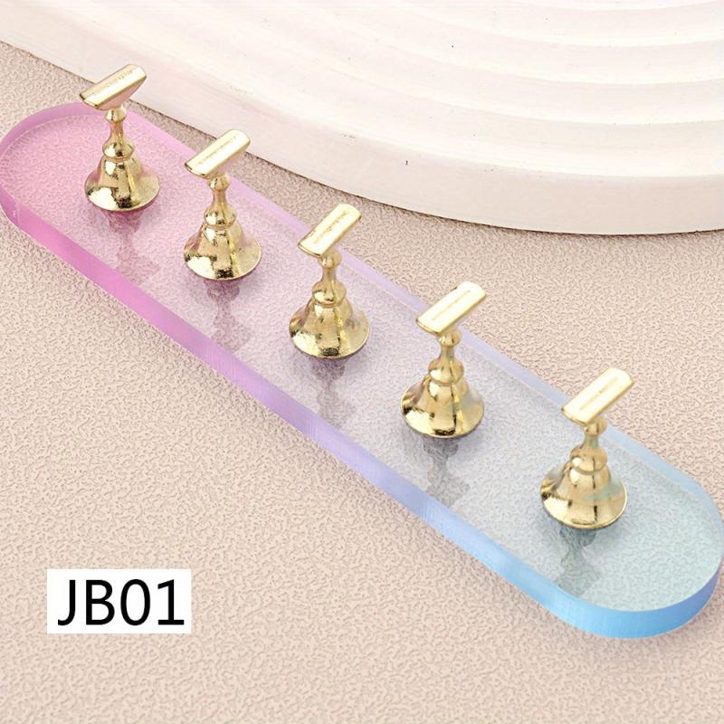 Acrylic Magnetic Nail Polish Display Stand Gradient Design