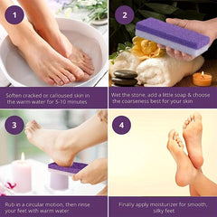 Pumice Stone for Foot Callus Remover and Scrubber - Softens Feet