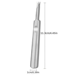 Stainless Steel Dead Skin Remover Fork for Manicure and Pedicure