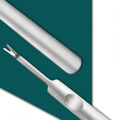 Stainless Steel Dead Skin Remover Fork for Manicure and Pedicure