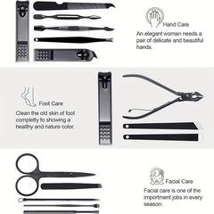 Mani Pedi Set Nail Clippers Toe Nail Scissors with Stratum Corneum Remover