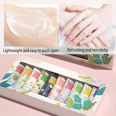 8pcs Floral Fruity Hand Cream Set - Moisturize & Prevent Cracked Skin