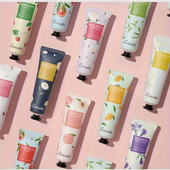 8pcs Floral Fruity Hand Cream Set - Moisturize & Prevent Cracked Skin