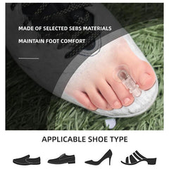 Silicone Toe Separators for Overlapping Toes - Toe Stretcher Divider Guards