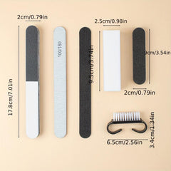 Professional Nail Manicure Kit with 6 Essential Tools