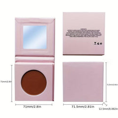 Blush & Contour Palette Single Piece DIY Combination Makeup Mirror Matte Natural