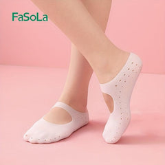 Silicone Heel Sleeves Gel Pads Relief Pain Toe Socks