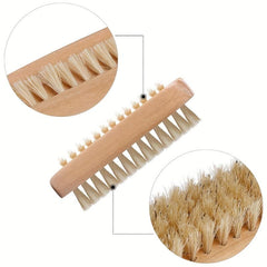 Wooden Nail Brush for Fingernails and Toenails