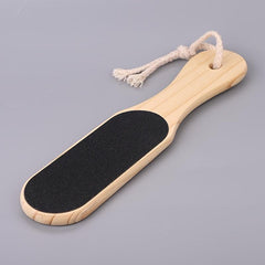 Double Sided Wooden Foot File For Foot Callus Skin Care