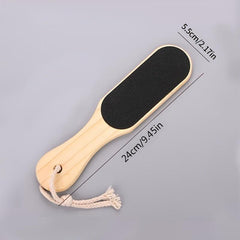 Double Sided Wooden Foot File For Foot Callus Skin Care