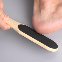 Double Sided Wooden Foot File For Foot Callus Skin Care