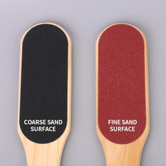 Double Sided Wooden Foot File For Foot Callus Skin Care