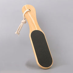 Double Sided Wooden Foot File For Foot Callus Skin Care