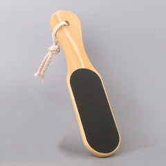 Double Sided Wooden Foot File For Foot Callus Skin Care