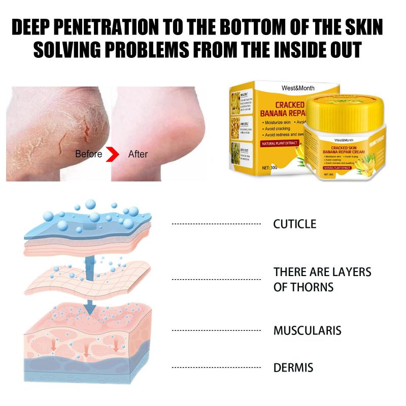 Banana Foot Cream Nourishing & Softening Dead Skin 30g
