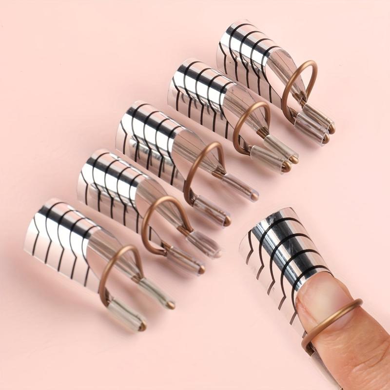 Aluminum Nail Extension Pallets Reusable Nail Art Extension Sticker