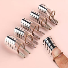 Aluminum Nail Extension Pallets Reusable Nail Art Extension Sticker