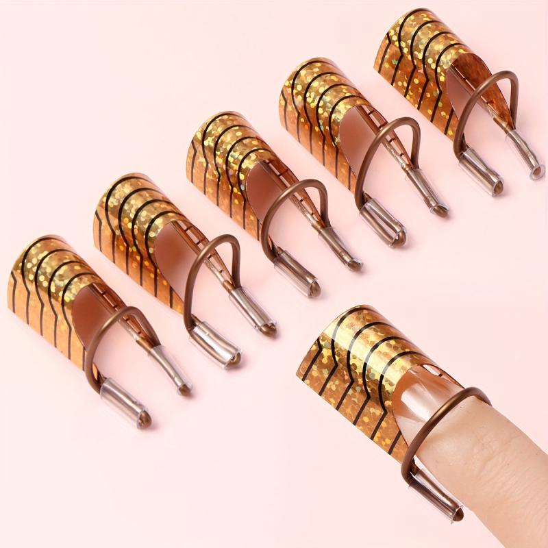 Aluminum Nail Extension Pallets Reusable Nail Art Extension Sticker
